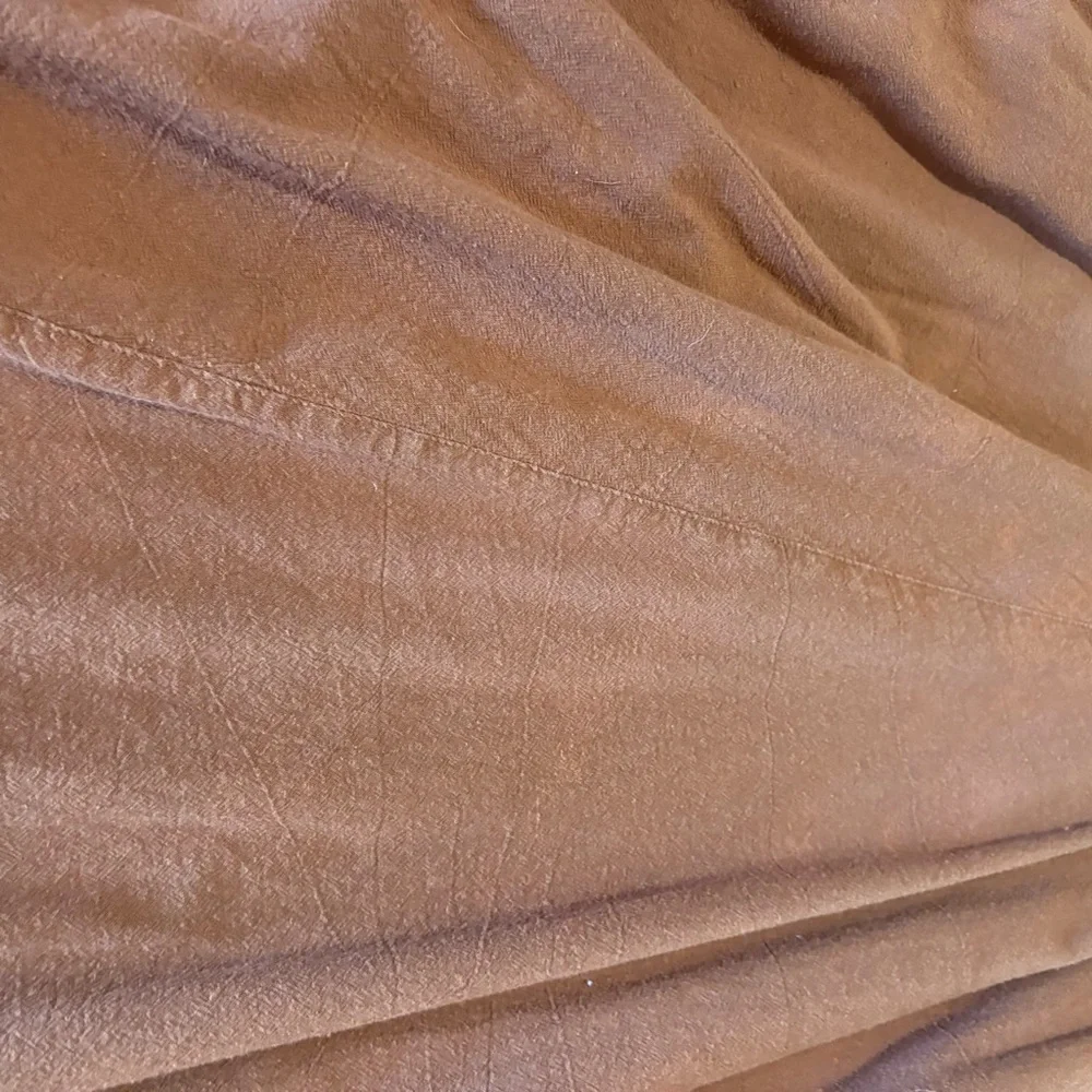 Vintage Color Me Cotton Maxi Dress – Rust Brown – Cotton – Fits Like L - Picture 8 of 11